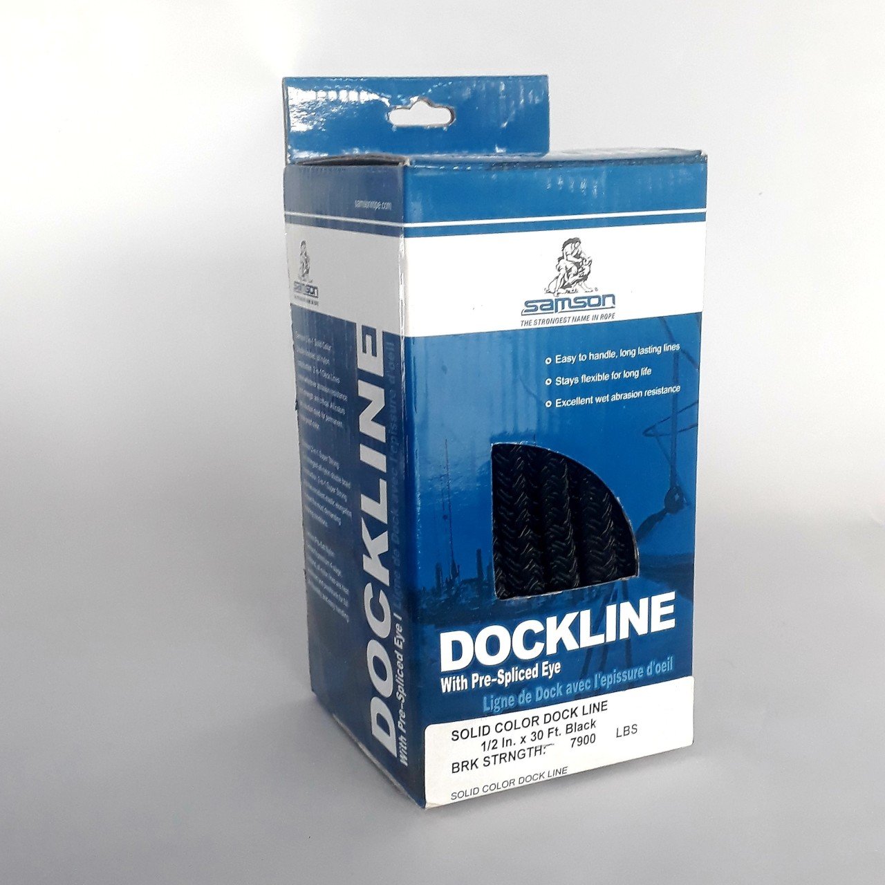 Dockline Koltuk Halatı (Siyah)