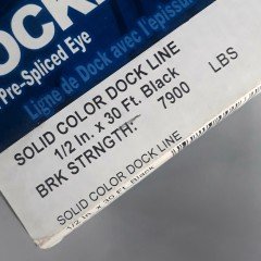 Dockline Koltuk Halatı (Siyah)
