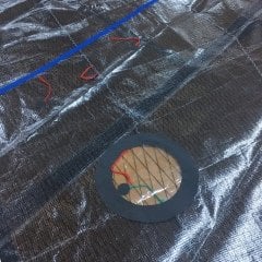 35-40 Feet | Yarış Cenova (Hafif Hava) - Siyah Polyester