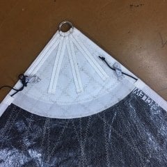 35-40 Feet | Yarış Cenova (Hafif Hava) - Siyah Polyester