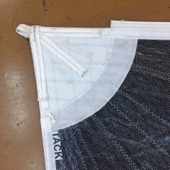 35-40 Feet | Yarış Cenova (Hafif Hava) - Siyah Polyester