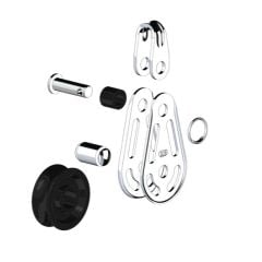 Sliding bearing block 6 mm - 1 sheave, bow