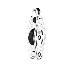 Sliding bearing block 6 mm - 1 sheave, bow, becket