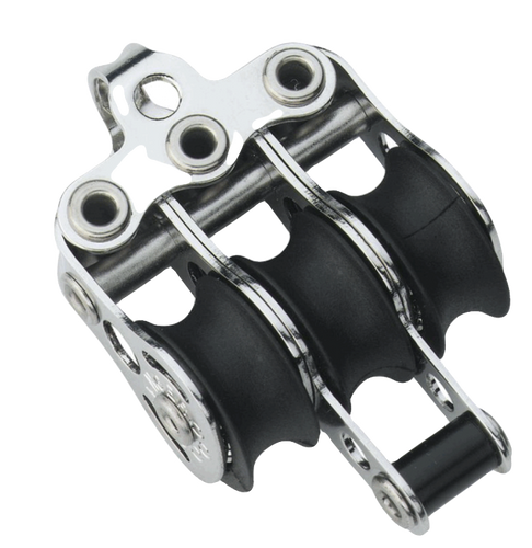 MICRO XS BLOCK BALL BEARING 6MM - 3 SHEAVES BOW BECKET
