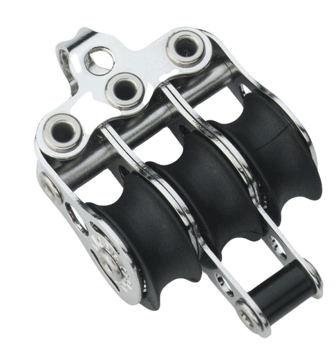 MICRO XS BLOCK BALL BEARING 6MM - 3 SHEAVES BOW BECKET