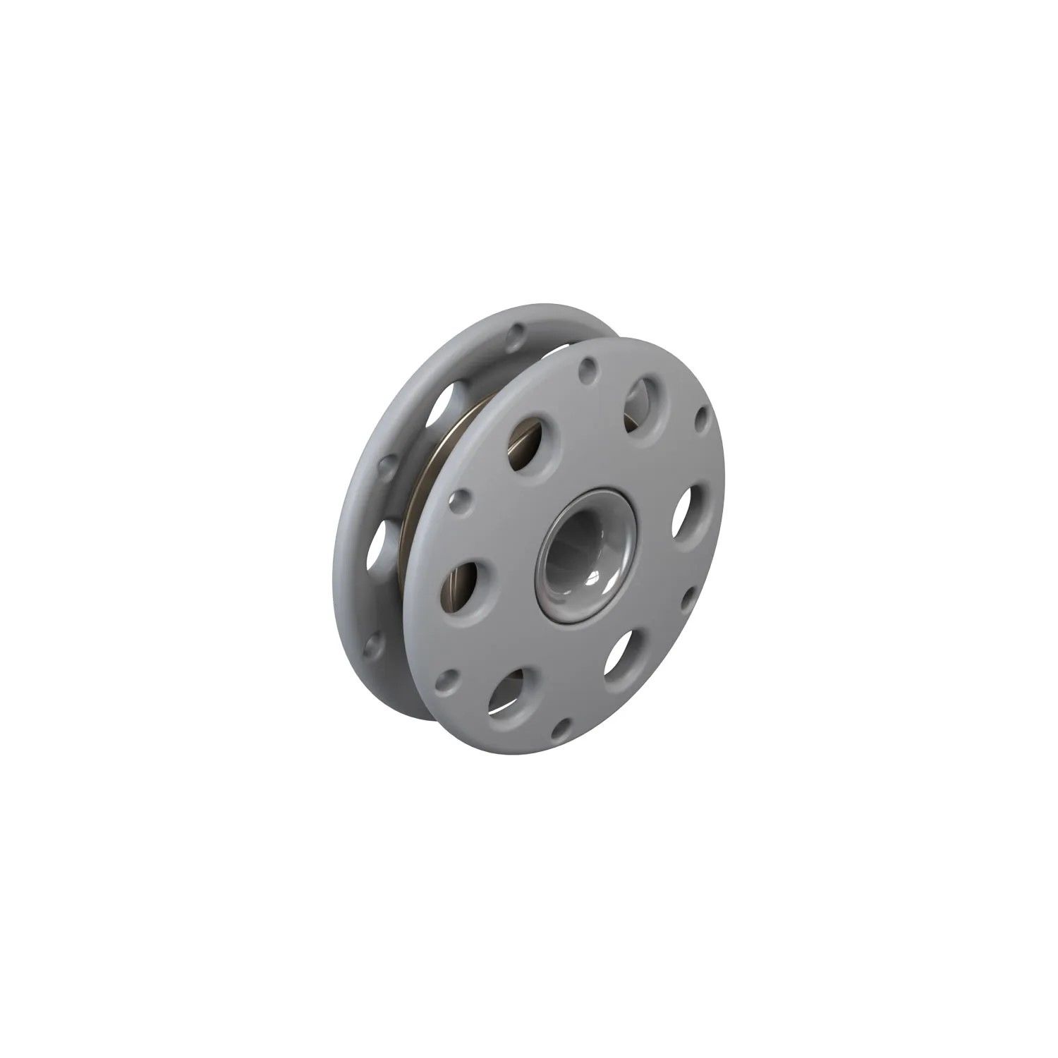 KB6 Grey Round Block