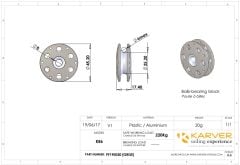 KB6 Grey Round Block