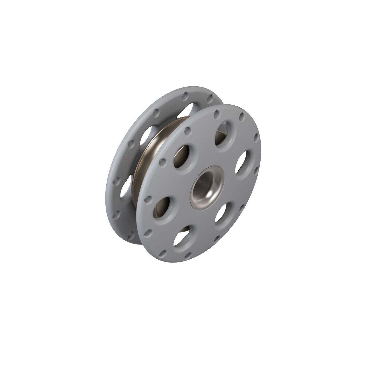 KB8 Grey Round Block