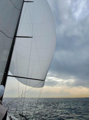 D-Sails | S2 Simetrik Balon (Spinnaker) - Beyaz (34-35 ft)
