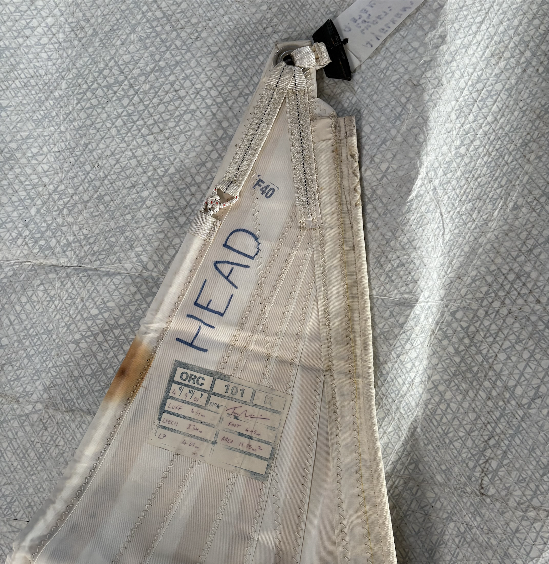 40 feet  | Fırtına Ana Yelkeni (Trysail) - Beyaz