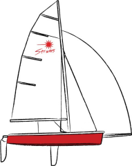 Laser Stratos | A3 Asimetrik Balon (Spinnaker) - Beyaz
