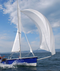 Laser Stratos | A3 Asimetrik Balon (Spinnaker) - Beyaz