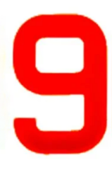 ILCA 4 |  Yelken numarası - Kırmızı  9