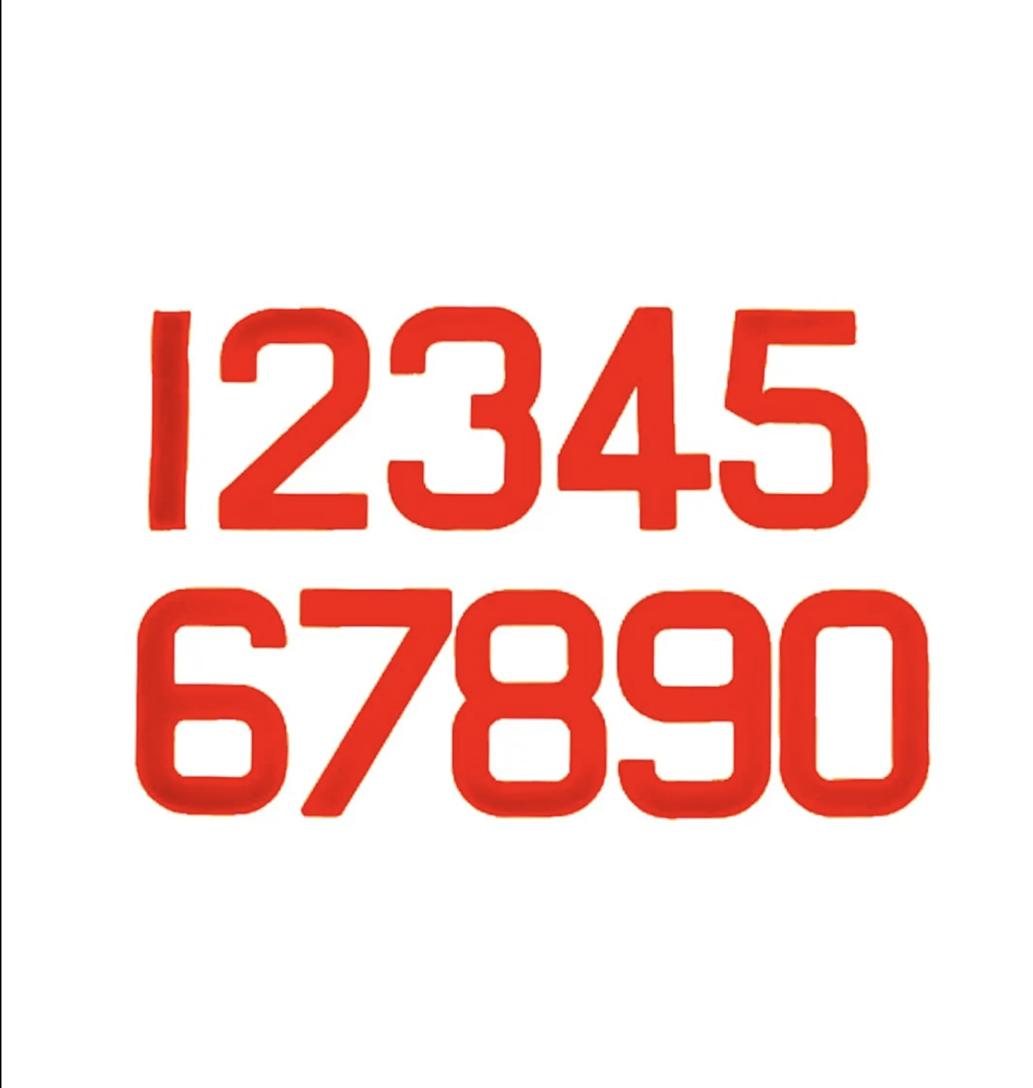 Optimist  |  Yelken numarası - Kırmızı