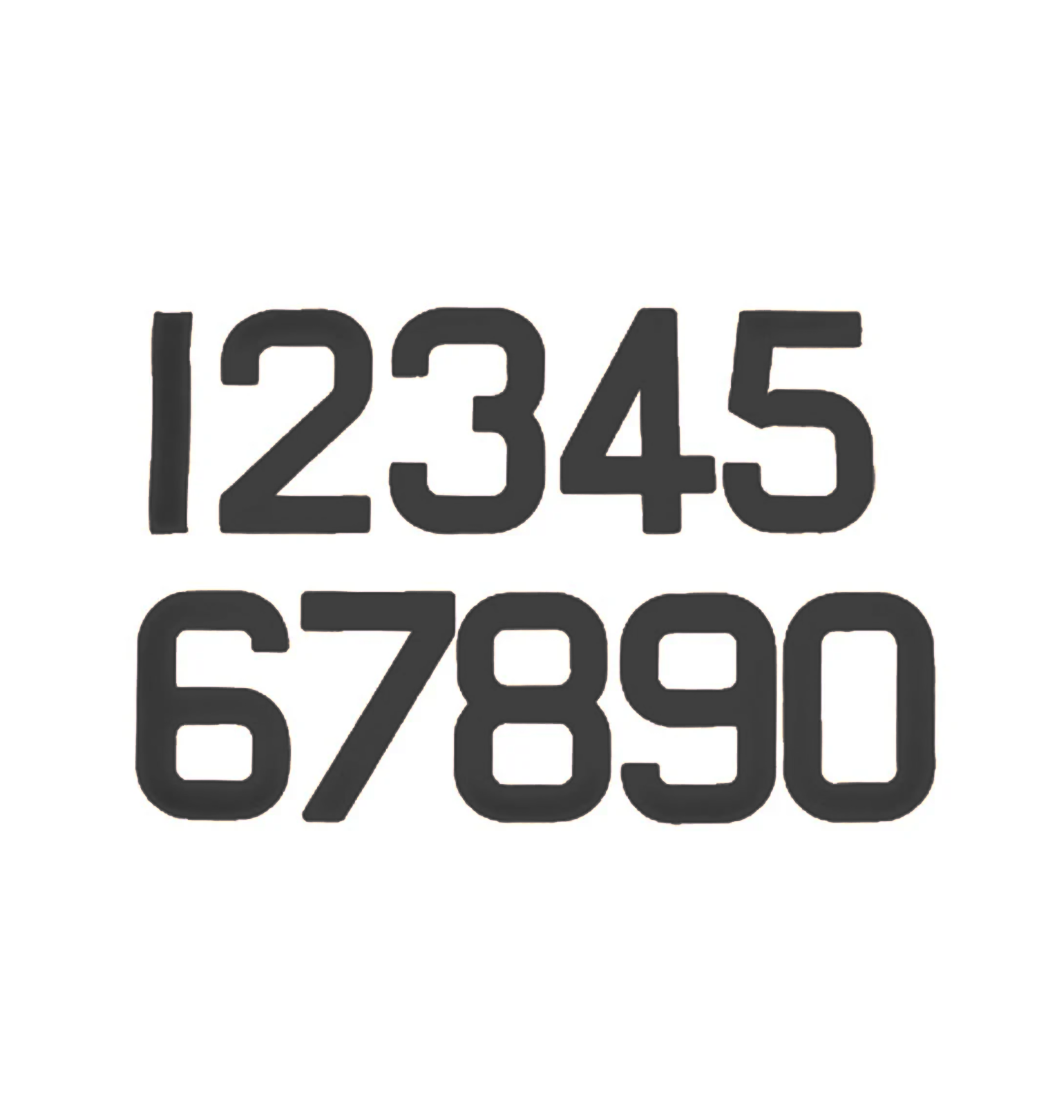 Optimist |  Yelken numarası - Siyah