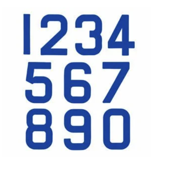 Optimist |  Yelken numarası - Mavi